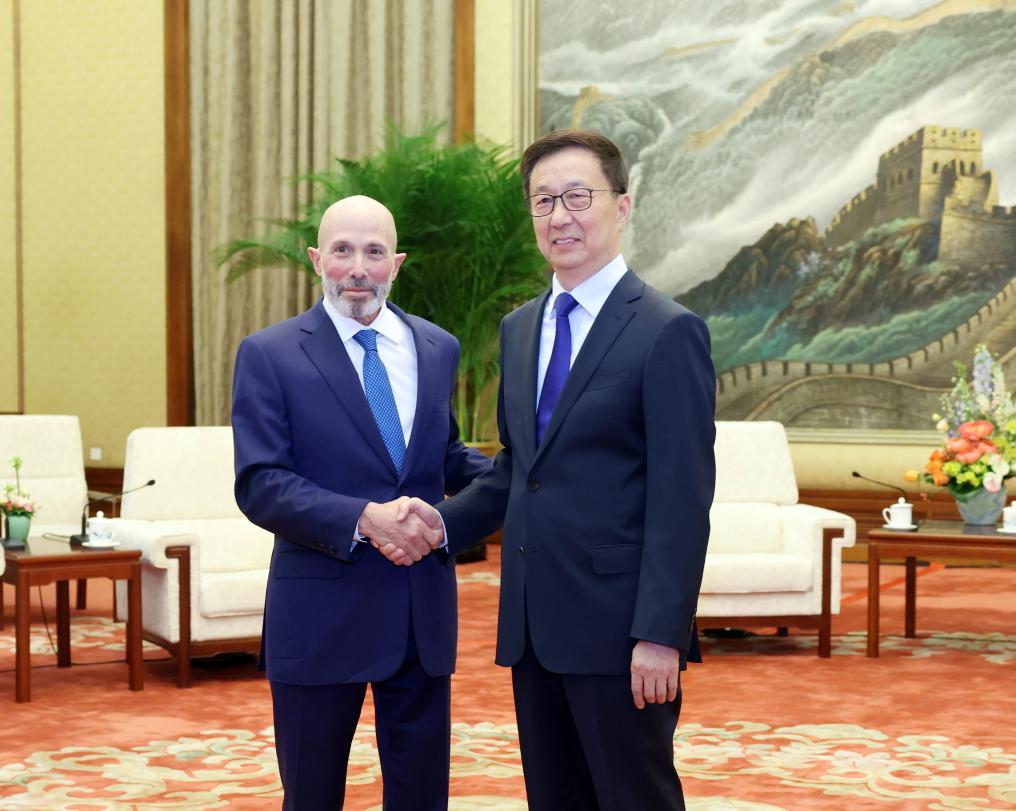 Vicepresidente chino se reúne con delegación de EEUU que asiste a Diálogo de Doble Vía de Alto Nivel China-EEUU【秘鲁新世界日報】