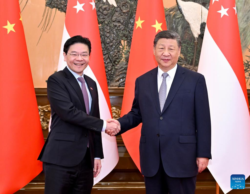 Xi se reúne con primer ministro de Singapur【秘鲁新世界日報】