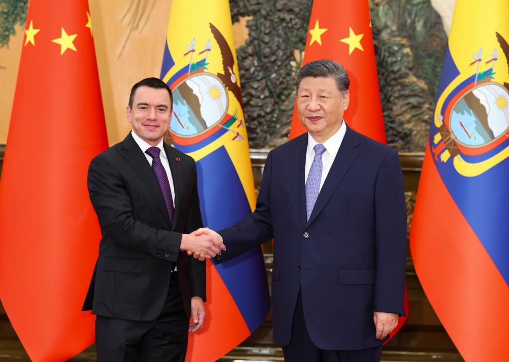 Xi se reúne con presidente de Ecuador【秘鲁新世界日報】