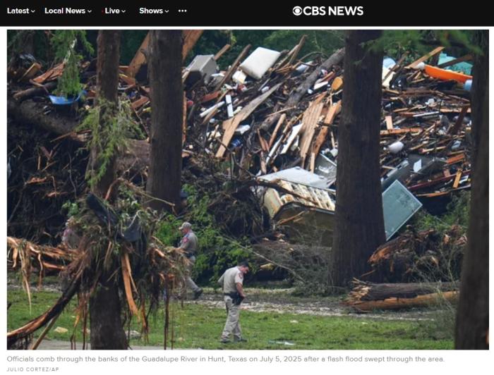 美国得州洪灾已导致104人死亡【秘鲁新世界日報】