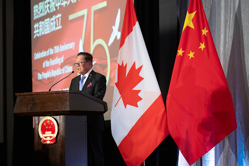 中国驻卡尔加里总领馆举办招待会庆中加建交55周年【秘鲁新世界日報】