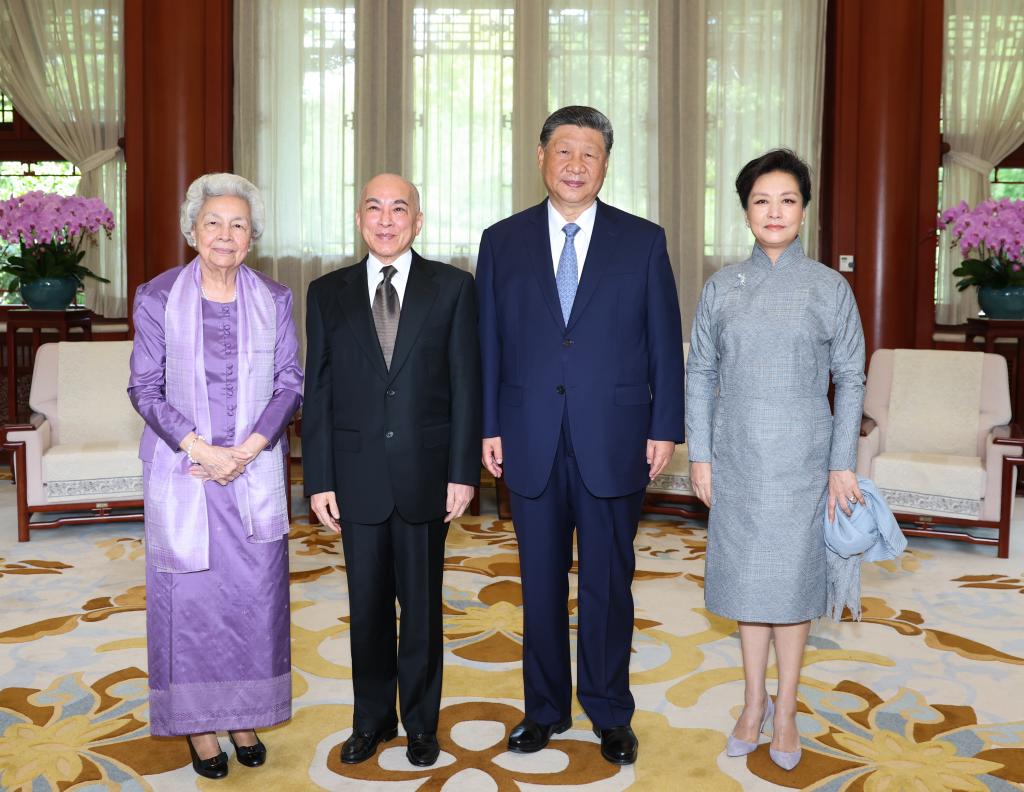 Xi y su esposa se reúnen con rey y reina madre de Camboya【秘鲁新世界日報】